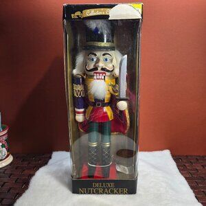 Dan Dee Deluxe Nutcracker Soldier Collector’s Choice With Sword Figure NIB